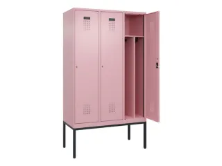 locker voor scheiding van kleding,HxBxD 2120x1200x500mm,3vak - 1