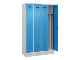 locker voor scheiding van kleding,HxBxD 1950x1200x500mm,4vak - 1