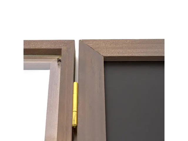 Houten Menuvitrine A3