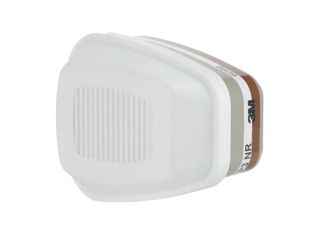 3M Gas- damp- en deeltjesfilters 6098 AX P3 NR, pak van 2 stuks