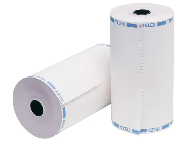 Rouleau telex 210mmx135m mandrin Ø25mm simple