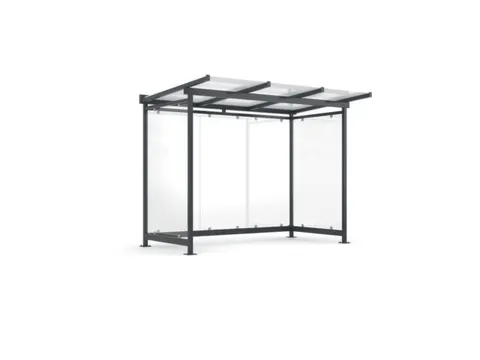 overkapping,v. personen,HxBxD 2600x3305x1510mm,wanden EVG,dak GVG