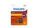 Geheugenkaart Philips micro SDXC Class 10 UHS-I U1 64GB
