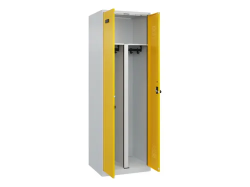 PBM-locker,HxBxD 1850x600x500mm,2vak,vak B 300mm,draaigrendel