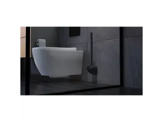 Sanimaid Copenhagen Toilet Cleaner Zwart Met Muurhouder - 5