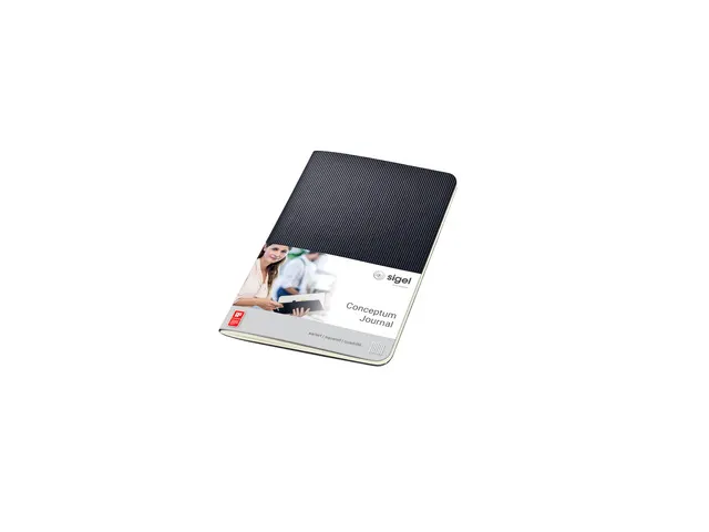 Carnet de note Sigel Conceptum softcover A6 quadrillé noir