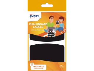 Etiket voor bordkrijt Avery 10 stuks 95x63mm - 1