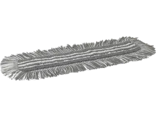 ErgoClean 548740 DAMP 48 vlakmop 40cm Heavy Duty grijs-wit klittenband - 1