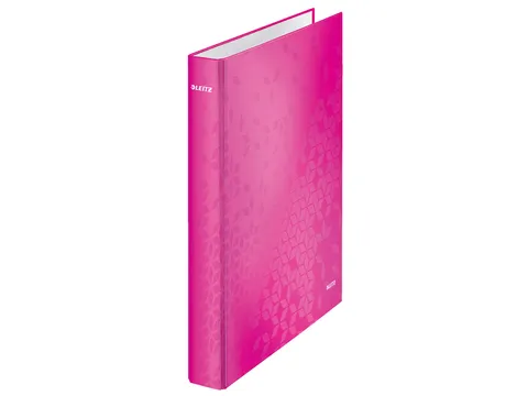 Ringband Leitz Wow 4242 A4 4 Rings D-Mech 25mm Roze