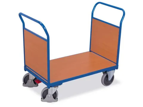 Platformwagen 500kg Laadvlak 1200x800mm 2 Kopwanden Ral 5010