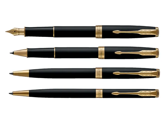 Vulpen Parker Sonnet Matte black lacquer GT finish Fijn