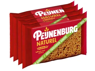 Koek Peijnenburg naturel zonder toegevoegde suiker 4-pack - 2