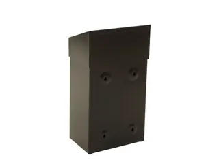 Afvalbak met pushklep 50 liter Zwart Sanitair - 2