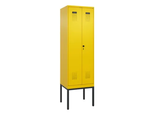 PBM-locker,HxBxD 2120x600x500mm,2vak,vak B 300mm,draaigrendel
