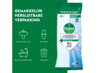 Dettol Reinigingsdoekjes Desinfecterend Cleanser 110 doekjes - 4