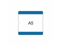 beschrijfbare hoes,markering HxB 216x231mm,PVC,blauw