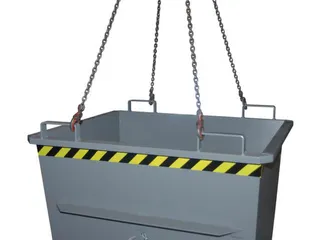 Bodemklepcontainer 721x1040x1200mm 0.50m³ 1000kg Verzinkt - 3
