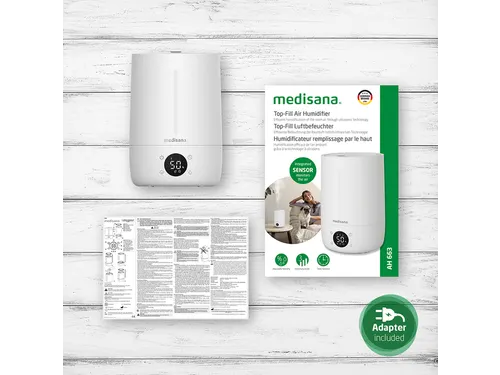 Medisana AH 663 Top-fill Luchtbevochtiger Wit