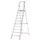platformladder,bordes HxBxD 2340x440x400mm,10treden,aluminium