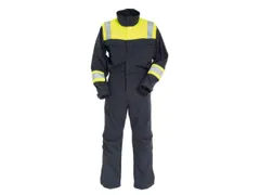 Tranemo 601081 coverall, geel/marineblauw, maat 3XL, per stuk