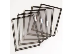 Zichtpaneel Tarifold A4 verticaal 230x343mm Zwart 10 stuks