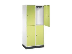 grootvolume garderobekast,HxBxD 1950x820x500mm,2x2vak.,vak B 360mm