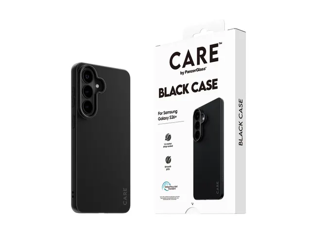 PanzerGlass CARE by TPU Case Black Samsung Galaxy S26+, Hoes, Sa