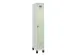 locker voor scheiding van kleding,HxBxD 1950x300x500mm,1vak