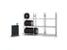 Rayonnage Pour Pneus Suivant Hxlxp 2000X1010X435Mm 3Niveaux