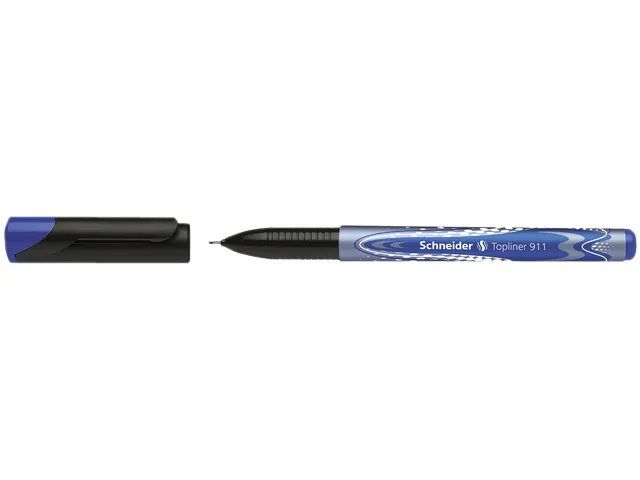 Fineliner Schneider Topliner 911 blauw 0.4mm