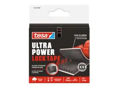 Klittenband tesa Ultra Power Lock Tape 100cmx25mm zwart