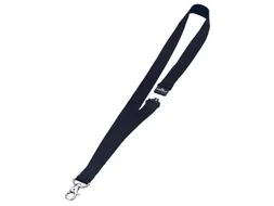 Textielkoord Durable 8137 met karabijnhaak zwart