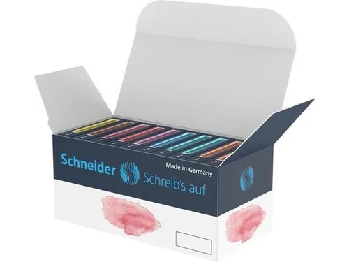 Inktpatronen Schneider pastel doos 10 sets a 6st.