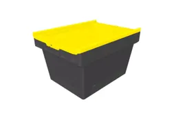 Herbruikbare containers HxLxB 240x410x300mm 18l PP-regeneraat geel