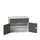 ladekast HxBxD 800x1050x550mm 2laden 2deuren RAL7035 front RAL7016