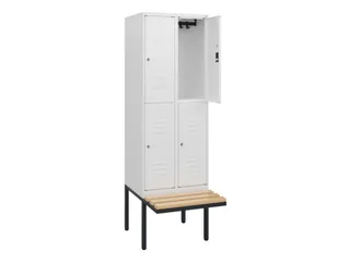 Dubbeldekse dekenkist,HxBxD 1950x600x815mm,2x2vak.,vak B 300mm - 2