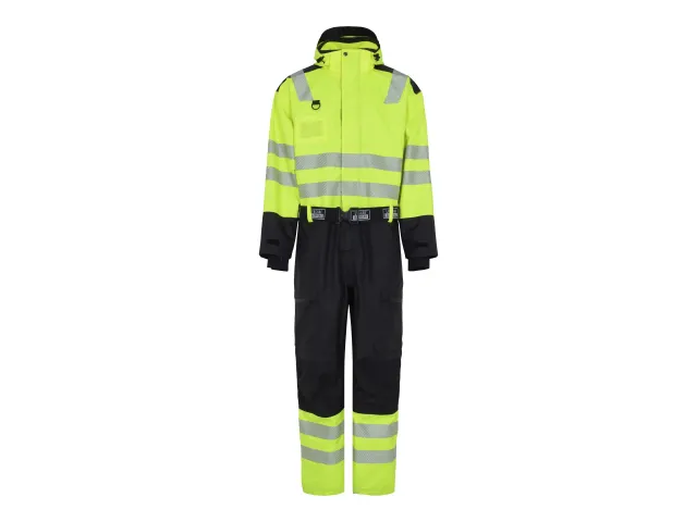 Lyngsoe LR6033 coverall, geel/zwart, maat 3XL, per stuk