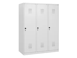 schoollocker,HxBxD 1530x1200x500mm,3vak,vak B 400mm,draaigrendel - 2