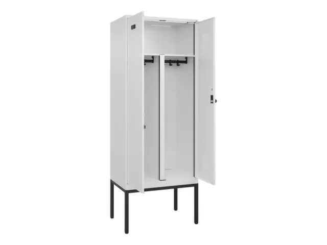 PBM-locker,HxBxD 2120x800x500mm,2vak,vak B 400mm,draaigrendel