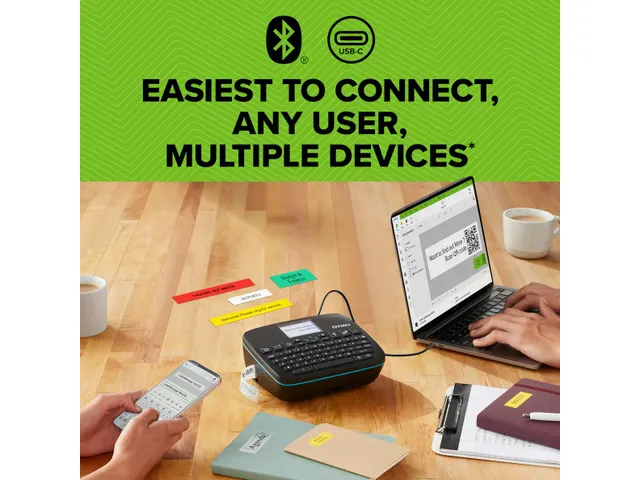 Labelprinter Dymo LM 640CB qwerty 24mm koffer