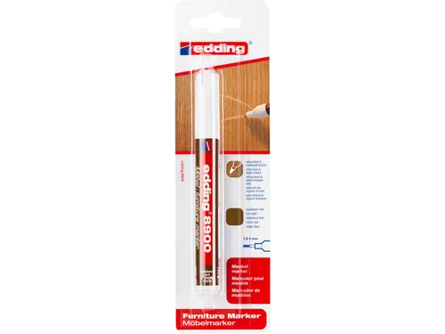 Viltstift edding 8900 meubelmarker notenhout licht