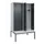 locker met bank,voor scheiding van kleding,HxBxD 2120x1200x815mm,4vak