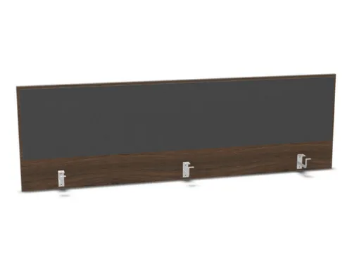opzetpaneel bureau aanbouw achter NV bruin hickory antraciet 1800mm