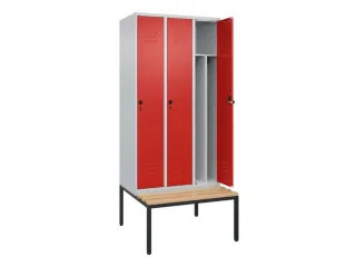 locker voor scheiding van kleding,HxBxD 2120x900x815mm,3vak - 2