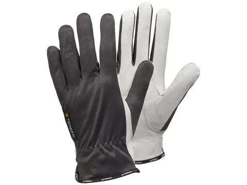 Tegera 114 nylon precisiehandschoenen grijs/wit maat 6 doos à 12 paar