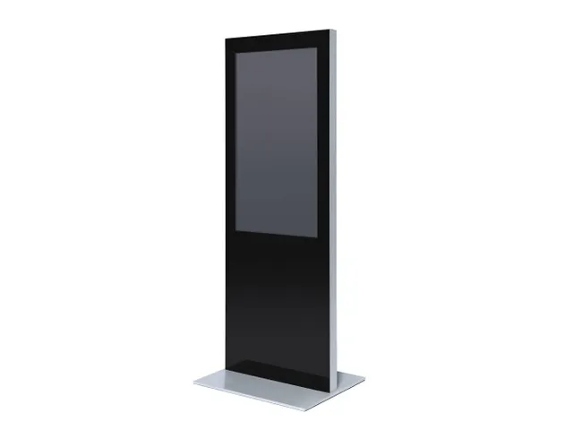 Digitale Display Totem Slim Zwart/Zilver met 50 inch Samsung scherm