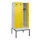 locker met bank,HxBxD 2120x900x815mm,3vak,vak B 300mm,cilinderslot