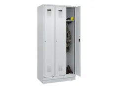 locker,HxBxD 1950x900x500mm,3vak,vak B 300mm,cil.-slot,sokkel