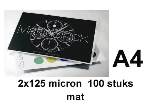 Lamineerhoes Gbc A4 125 Micron Mat