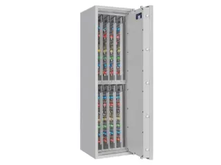 sleutelkluis,HxBxD 1400x400x420mm,896haak,romp RAL7035,front RAL7035 - 1